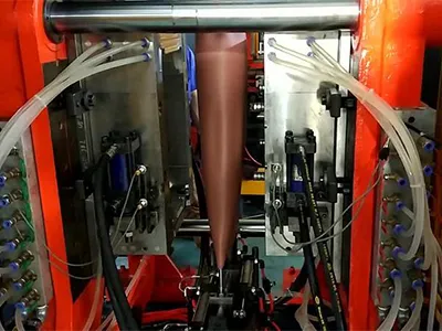 Máquina de moldeo por extrusión soplado